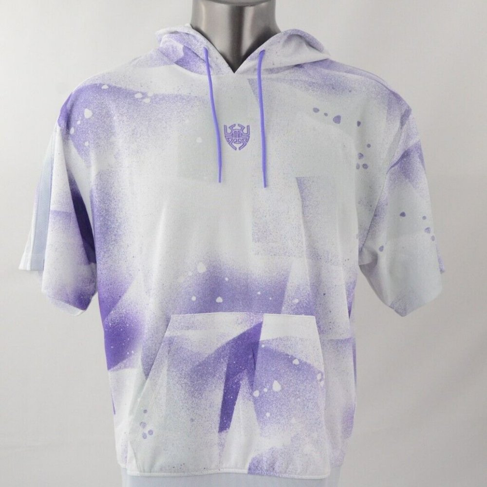 Adidas Donovan Mitchell SS Hooded Shooter Top. Brand new. Mens Size: Large